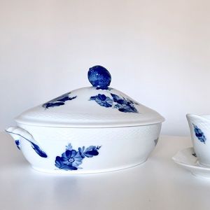 Royal Copenhagen Blue Flower Braided Terrine.